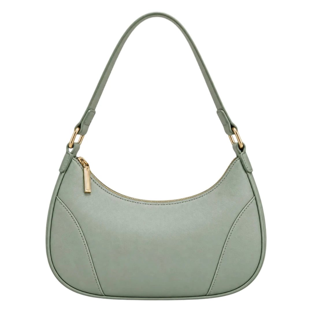 BaggisSageGreenWomen_sSatchelHandbag_SoftCurvedFauxLeatherBag_1.jpg Handwide Sage Green Women’s Satchel Handbag – Soft Curved Faux Leather Bag