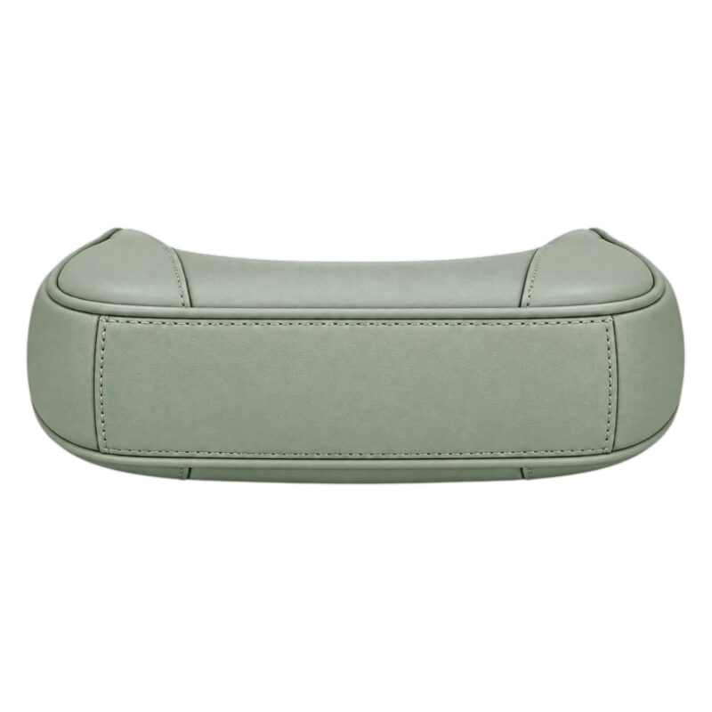 Handwide Sage Green Women’s Satchel Handbag – Soft Curved Faux Leather Bag